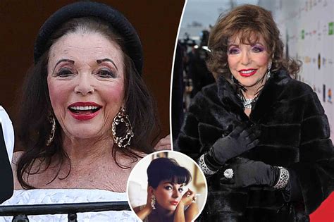 joan collins tits|Joan Collins posed for the Bunny at the age of 50 in Dec